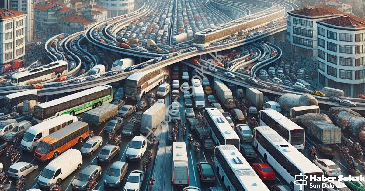 "Kütahya'da Araç Sayısı Nüfusu Solladı: Yeni Rekor Geldi" başlıklı haber için fotorealistik, profesy