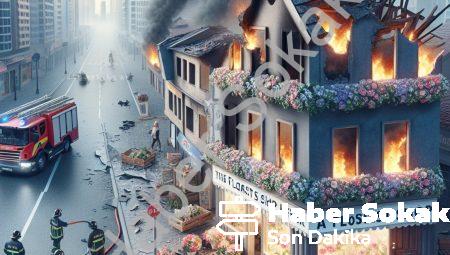 Aydın Efeler’de Korkutan Yangın: Çiçekçi Dükkanı Kül Olmaktan Döndü