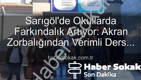 Sarıgöl’de Okullarda Farkındalık Artıyor: Akran Zorbalığından Verimli Ders Çalışmaya Geniş Kapsamlı Eğitimler