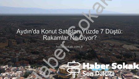 Aydın’da Konut Satışları Yüzde 7 Düştü: Rakamlar Ne Diyor?