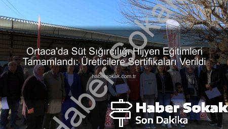 Ortaca’da Süt Sığırcılığı Hijyen Eğitimleri Tamamlandı: Üreticilere Sertifikaları Verildi