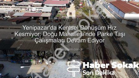 Yenipazar’da Doğu Mahallesi’ne Modern Dokunuş: Parke Taşı Çalışmaları Hız Kesmeden Devam Ediyor
